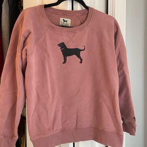 Pink Black Dog Pullover